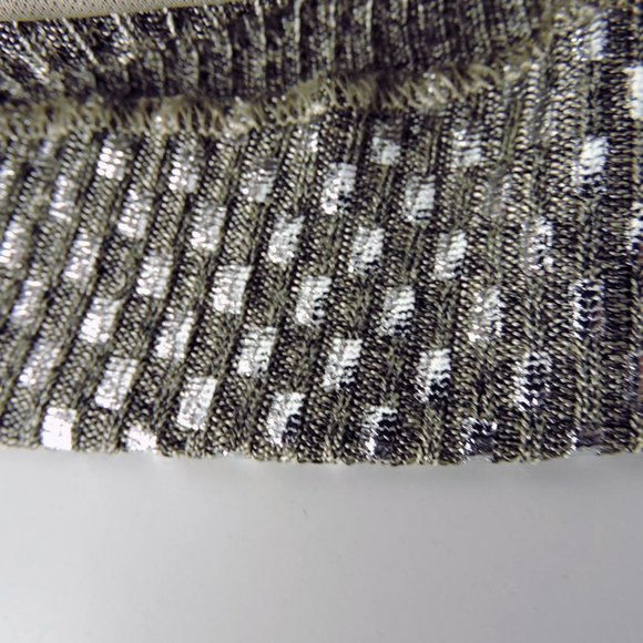 Eliza J gorgeous gown dress silver beige metallic drape back ruched side - Picture 9 of 10